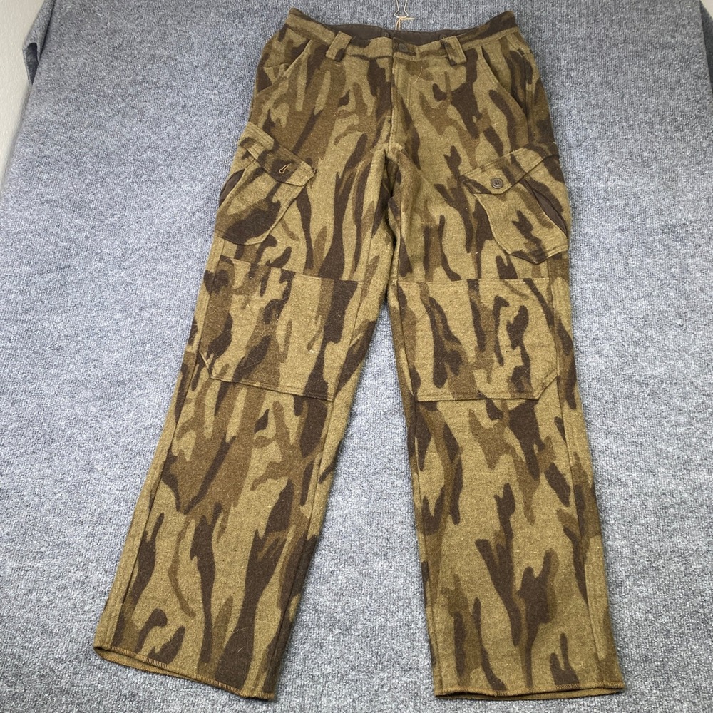 Columbia PHG Mens Camo Wool Blend Cargo Pants Gallatin Medium Hunting